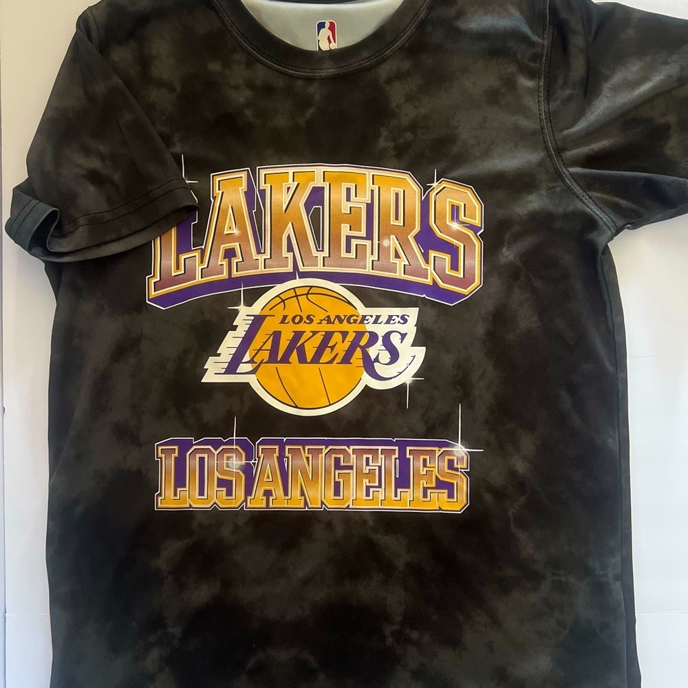 NBA Lakers Kids Black and Yellow Jersey